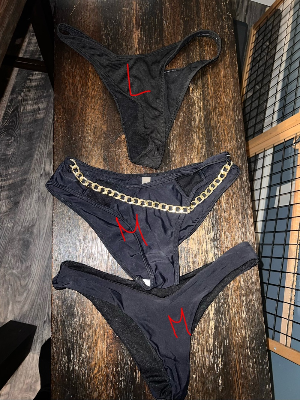 Black Swimsuit Bottoms